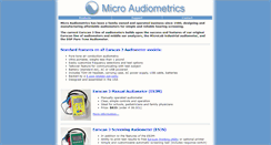 Desktop Screenshot of earscan.com